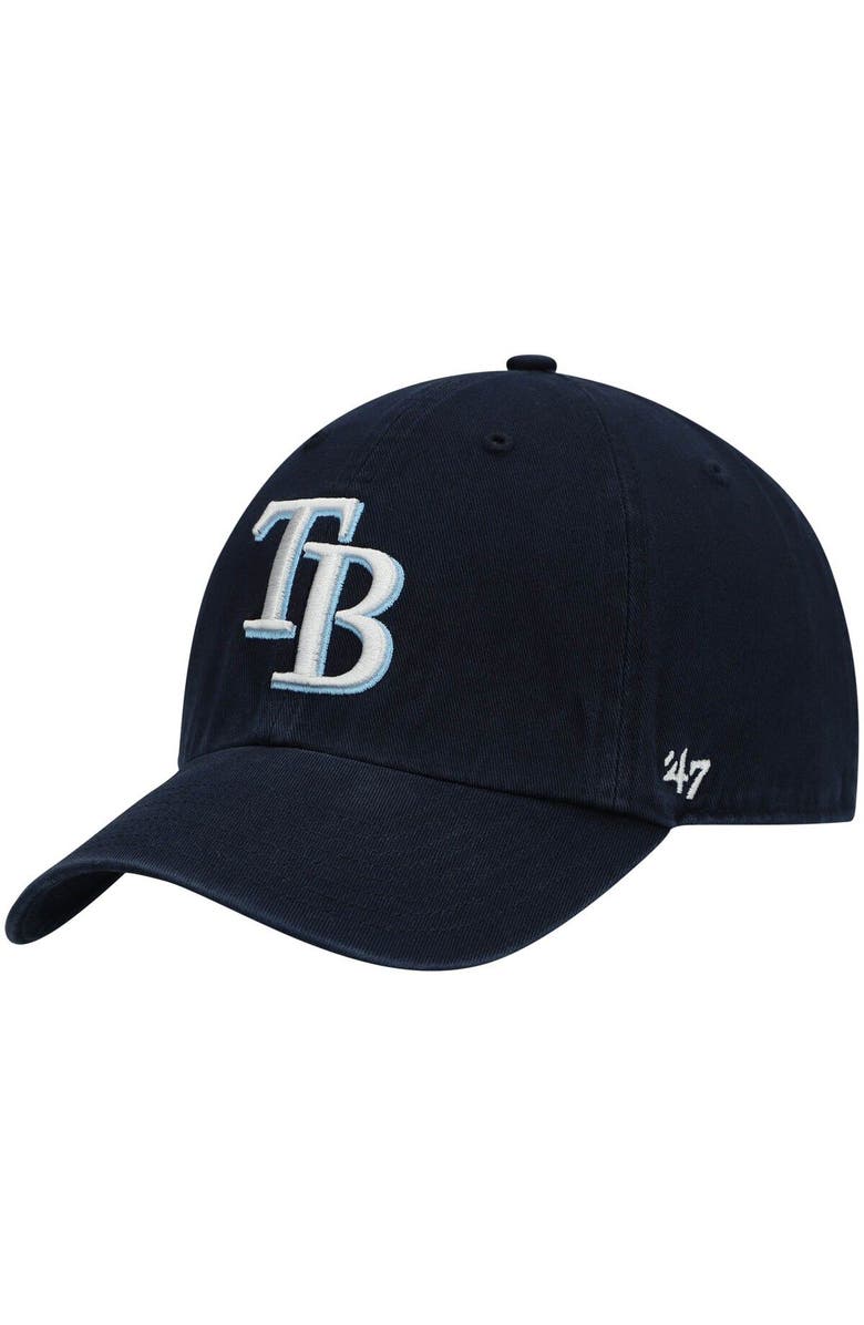 '47 Men's '47 Navy Tampa Bay Rays Clean Up Adjustable Hat, Main, color, Navy