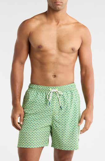 Naples Teeny Martini Print Swim Trunks