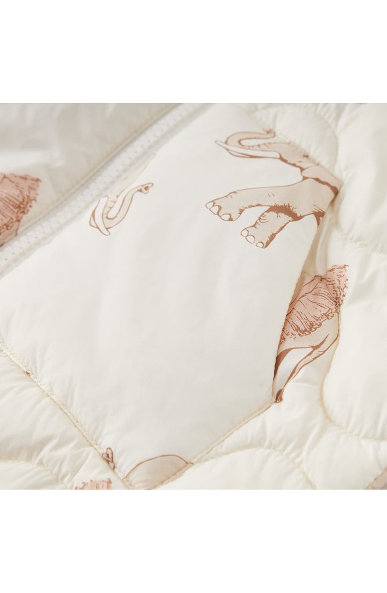 Milkbarn Down Jacket, Alternate, color, Tutu Elephant