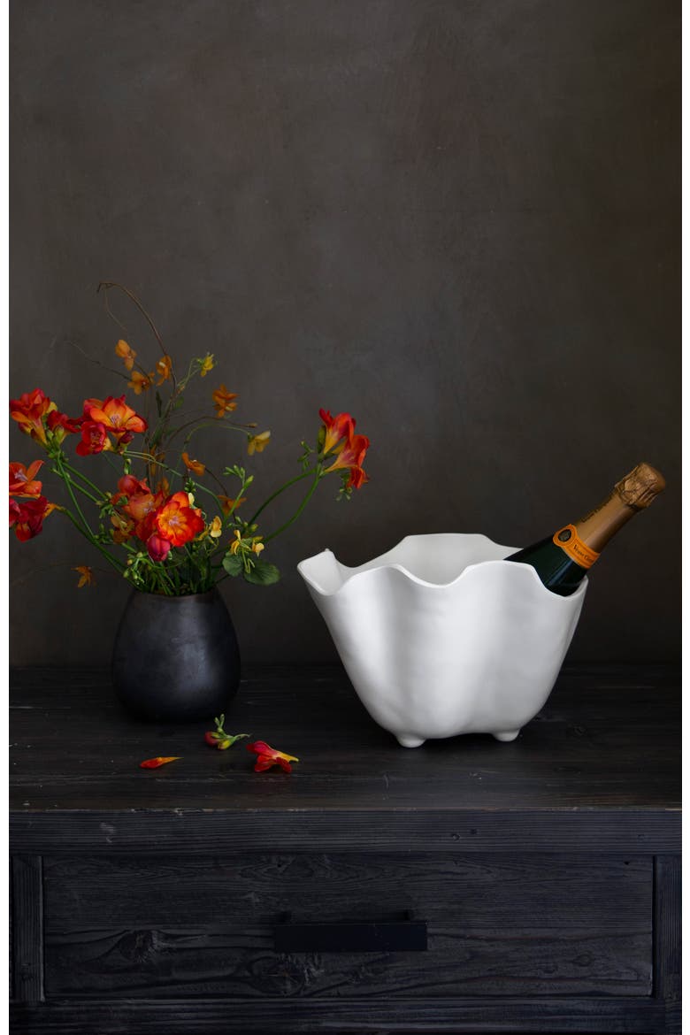 Vida Nube Ice Bucket, Alternate, color, White