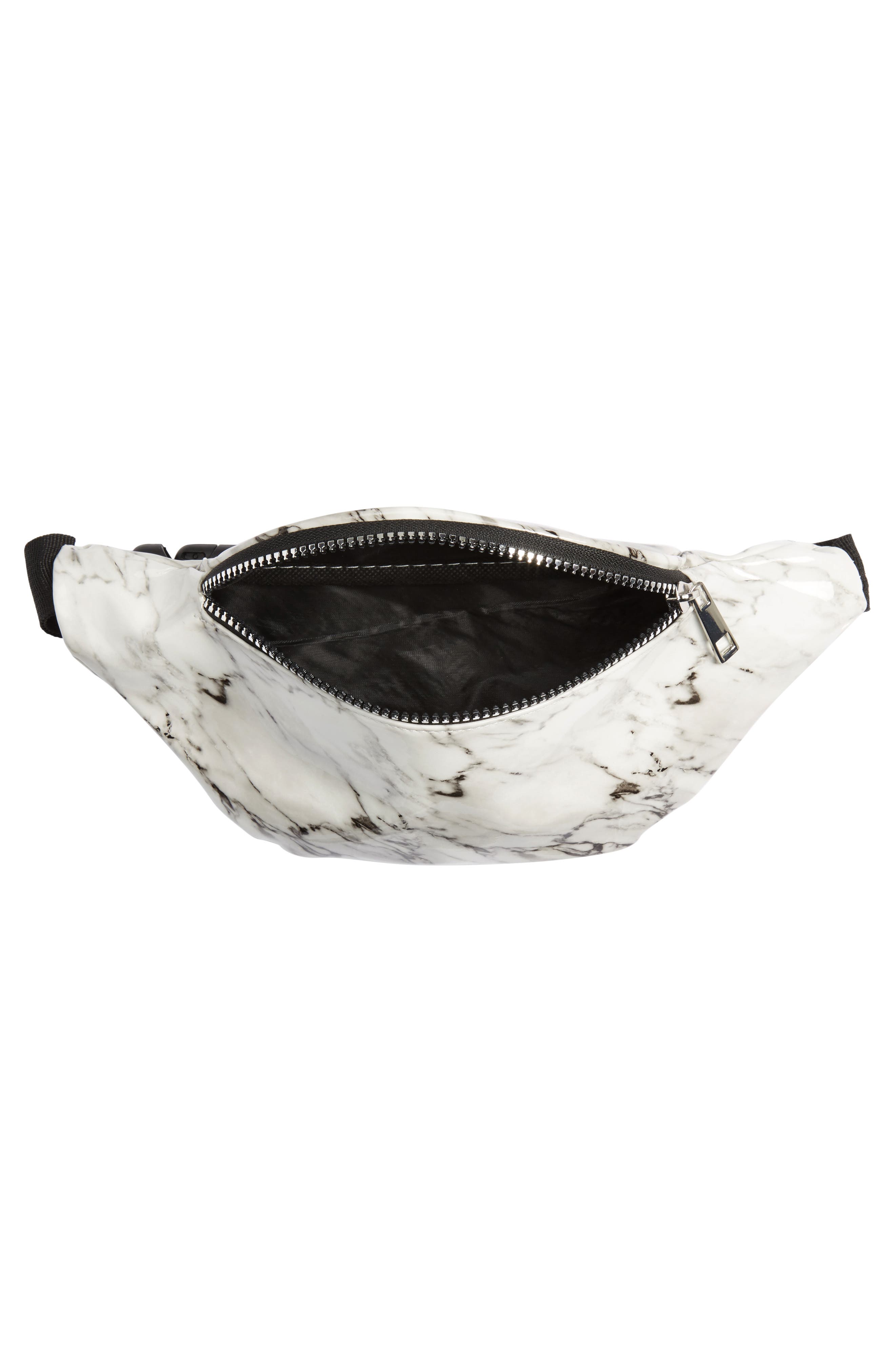 Jane & Berry Marble Print Belt Bag, Alternate, color, 