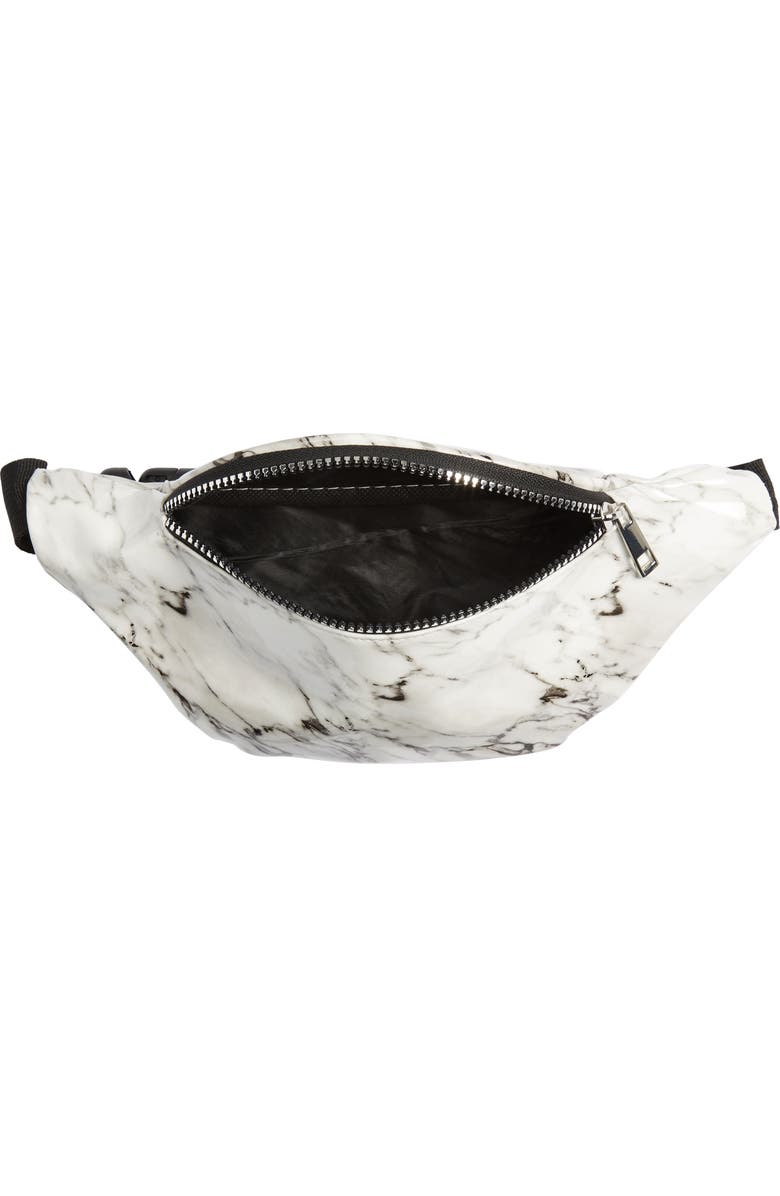 Jane & Berry Marble Print Belt Bag, Alternate, color,