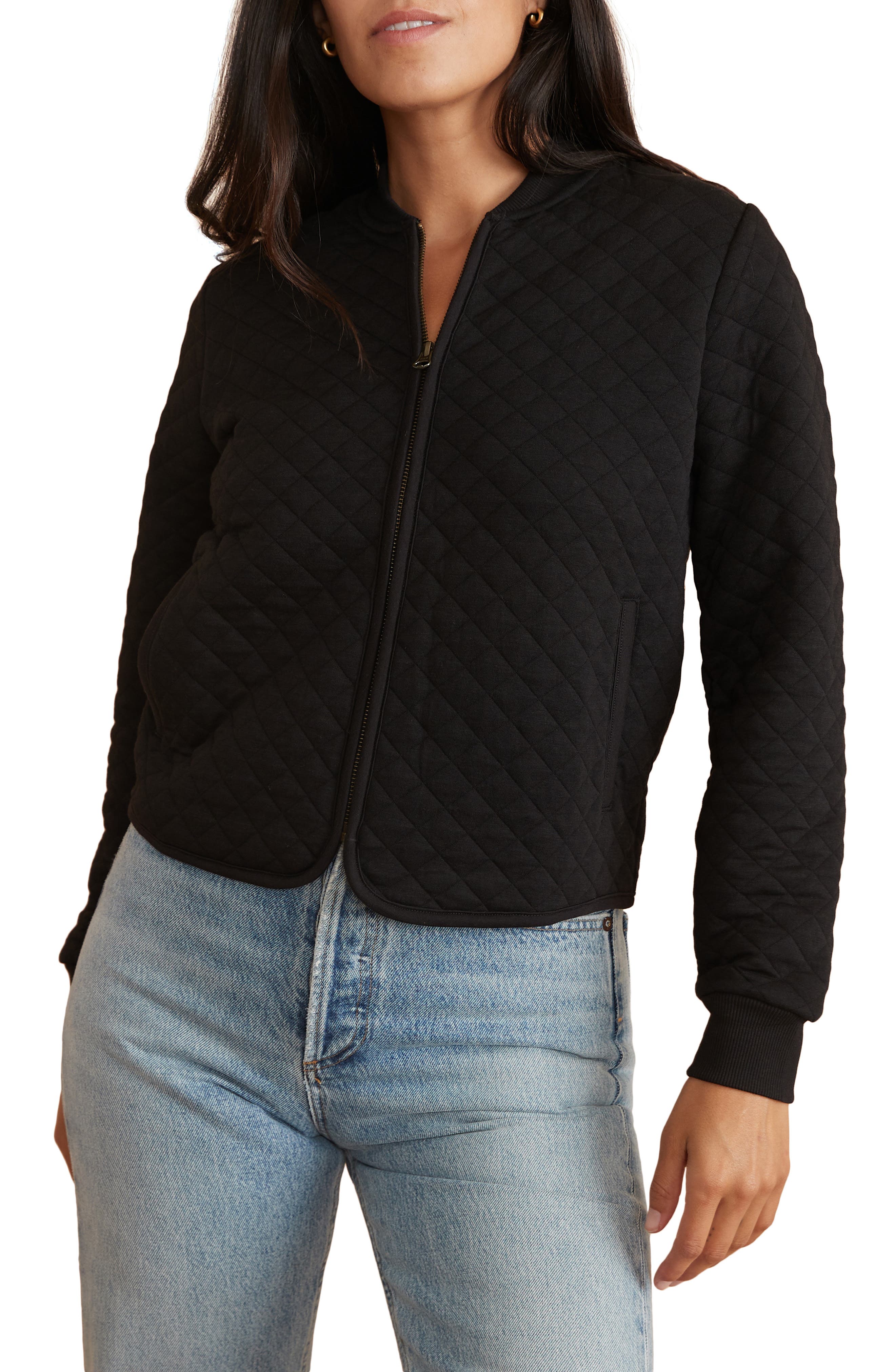 Corbet Quilted Bomber Jacket