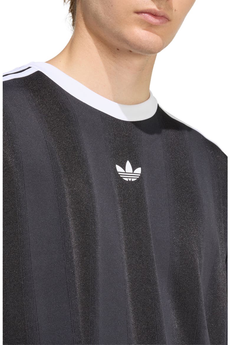 Adicolor Recycled Polyester Jacquard Jersey, Alternate, color, BLACK
