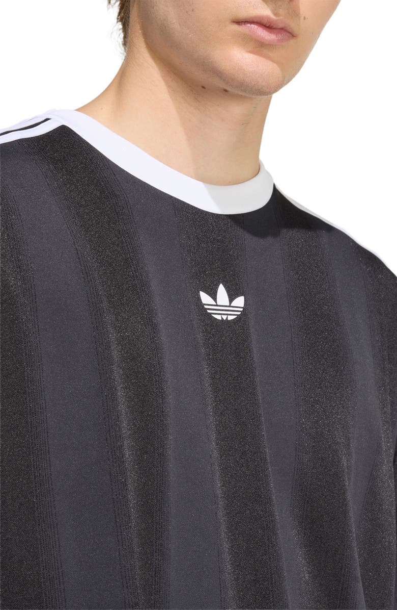 adidas Adicolor Recycled Polyester Jacquard Jersey, Alternate, color, Black