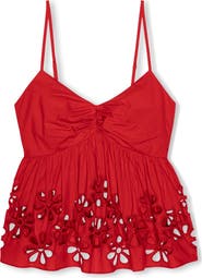 Rails Meru Embroidered Cotton Camisole