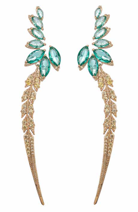 EYE CANDY LOS ANGELES Ellie CZ Drop Earrings