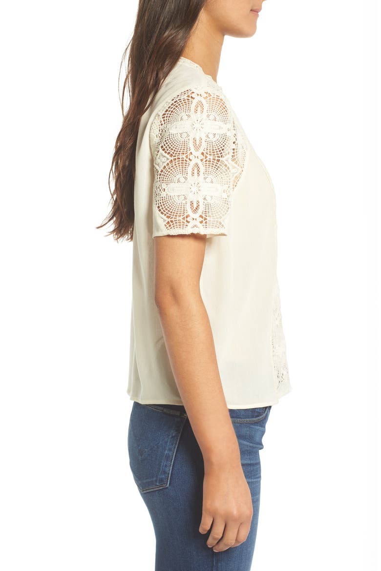 Vintage Lace Top, Alternate, color, IVORY BIRCH