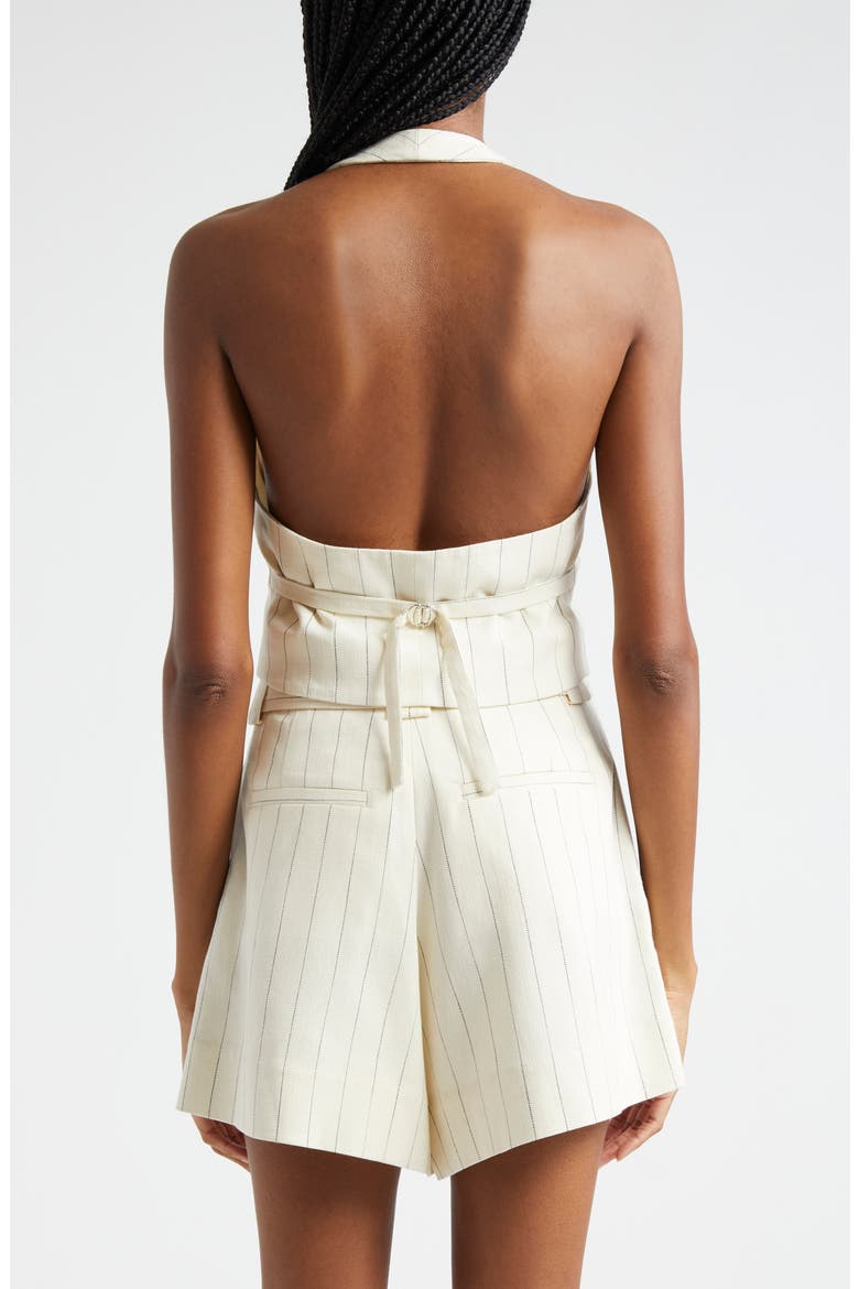 Woodson Halter Vest, Alternate, color, CREAM/BLACK STRIPE