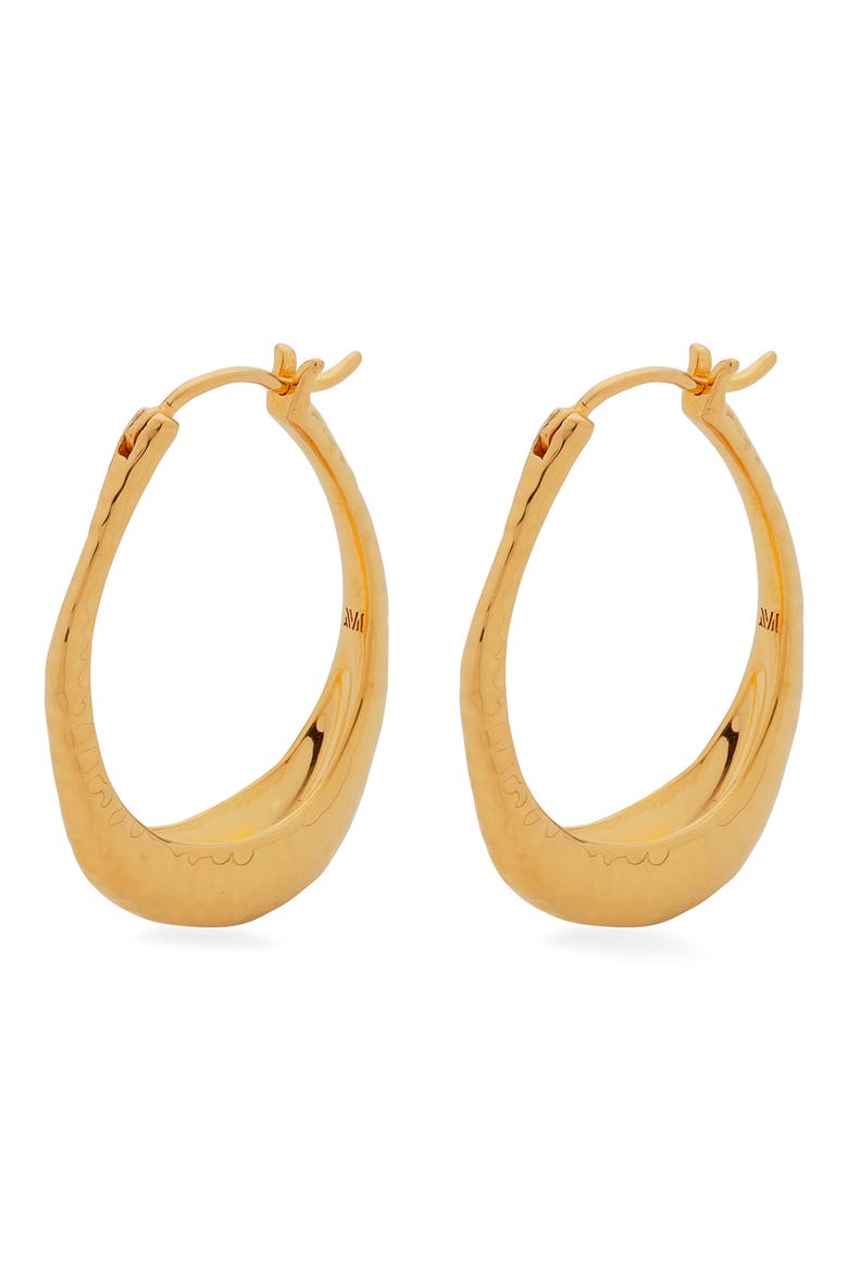 Deia Hoop Earrings, Alternate, color, 18CT GOLD VERMEIL ON STERLING