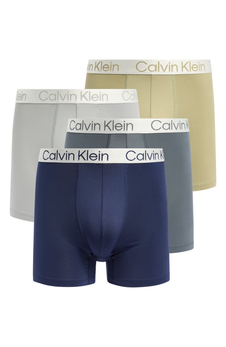 Calvin Klein Chromatic 4-Pack Boxer Briefs, Main, color, Ck Grey Multi