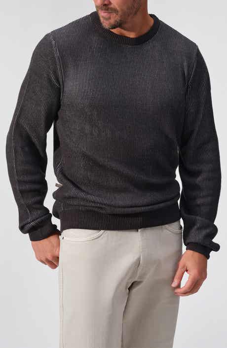 Parma Elbow Patch Merino Wool Crewneck Sweater