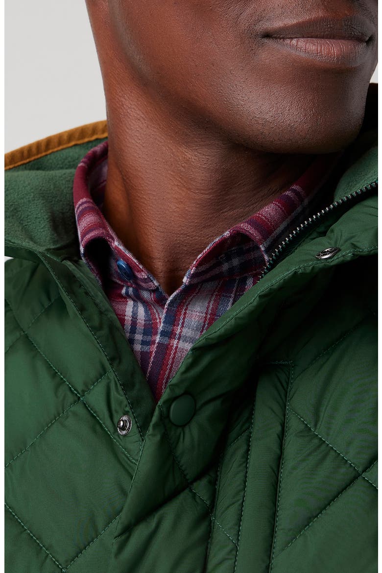 Belmont Quilted Water Resistant Recycled Polyester Vest, Alternate, color, SPRUCE SOLID