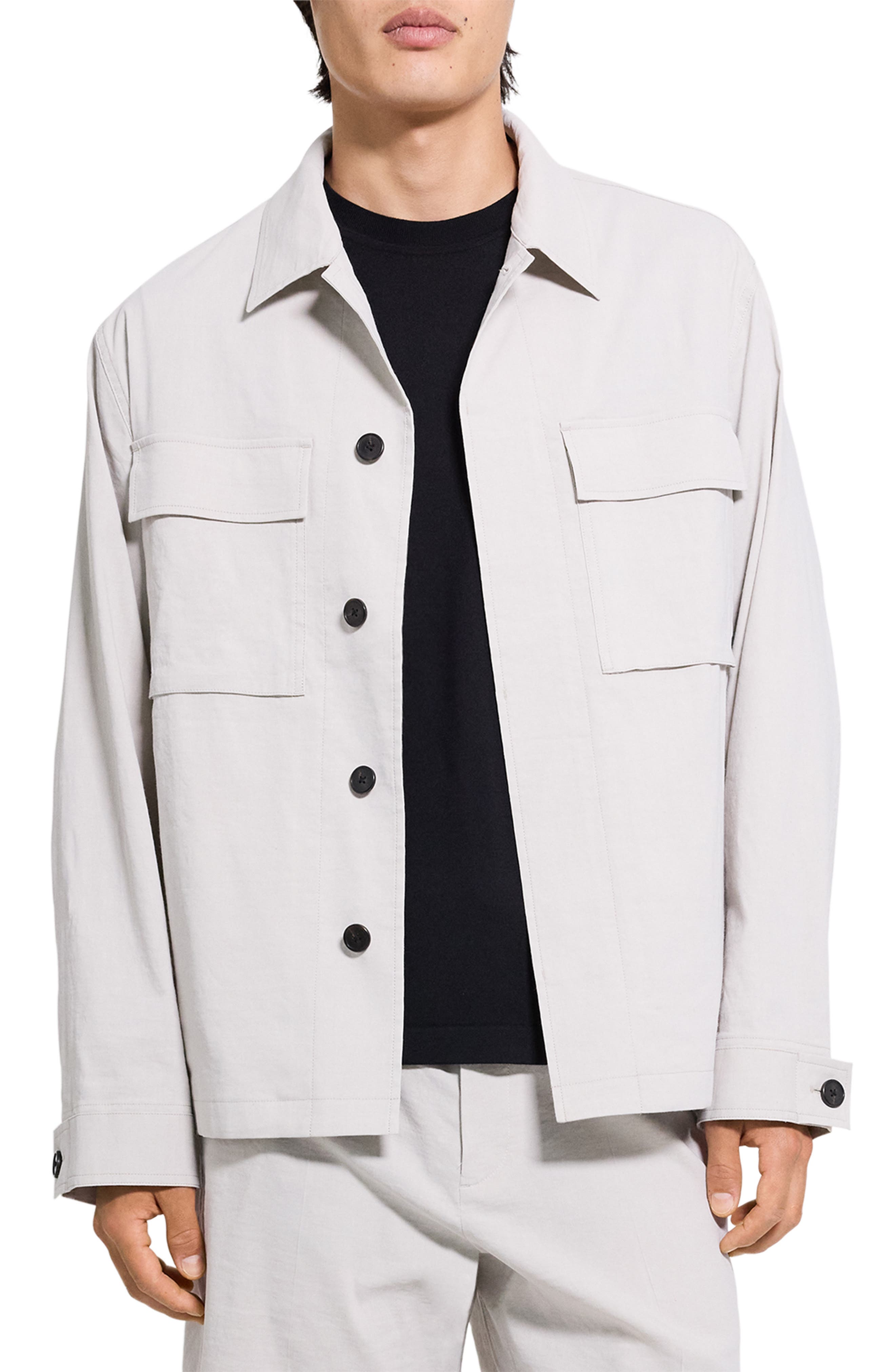 Mod Linen Blend Field Jacket
