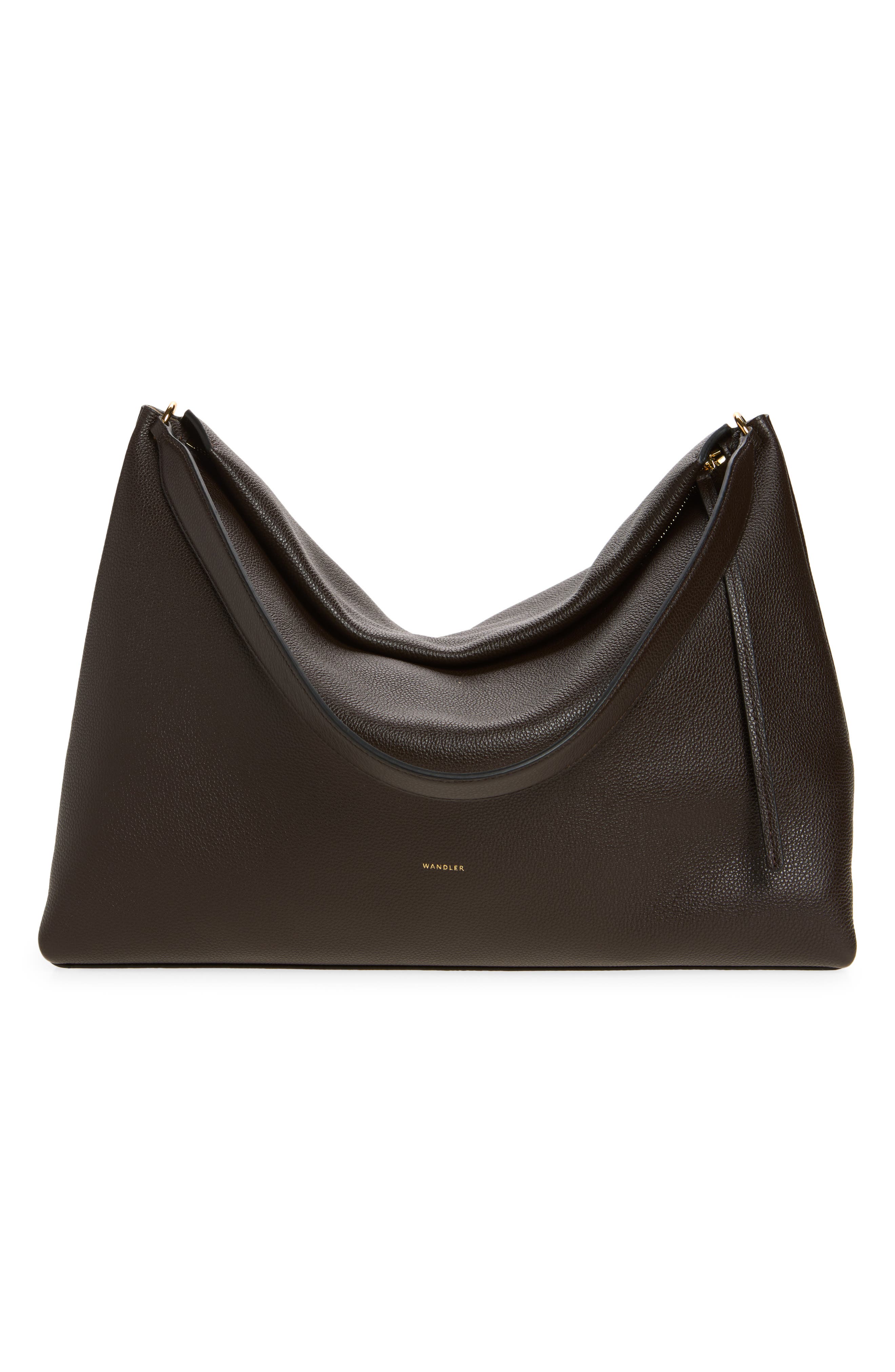 Wandler Penelope Leather Tote, Main, color, Soil Crust