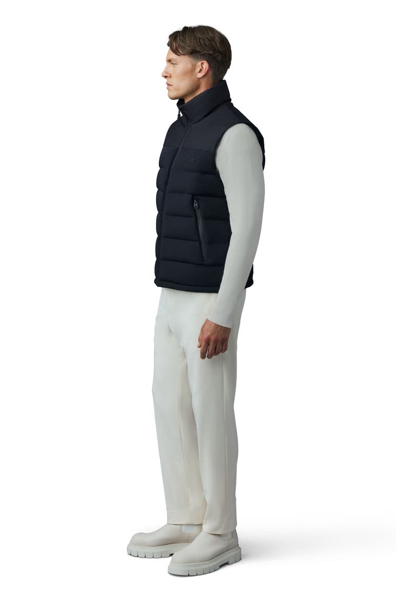 Bobbie City Water Resistant 800 Fill Power Down Vest, Alternate, color, BLACK