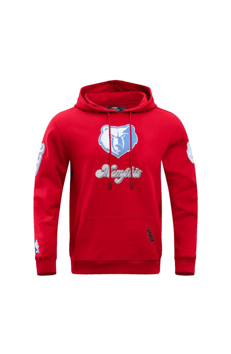 PRO STANDARD Men's Pro Standard Red Memphis Grizzlies 2024/25 City Edition Pullover Hoodie, Alternate, color, 
