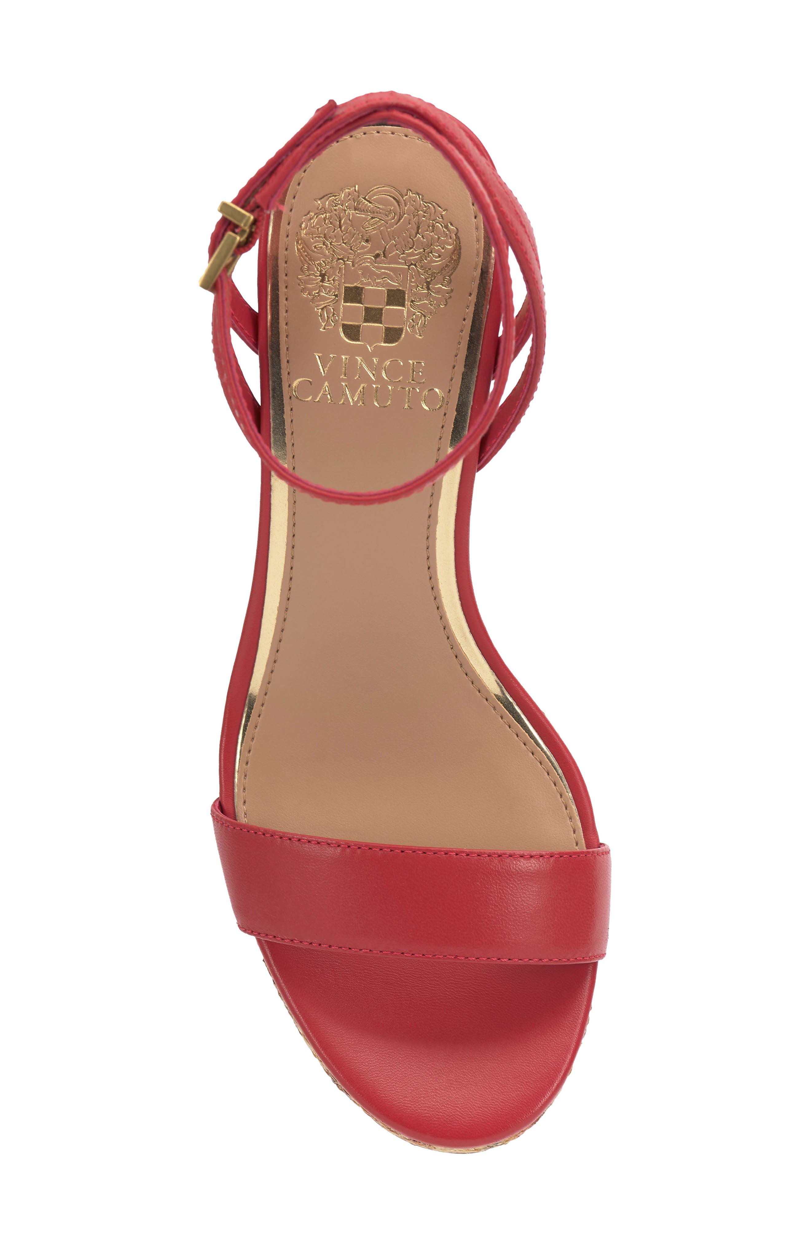 Vince Camuto Emrey Platform Wedge Sandal, Alternate, color, Salsa