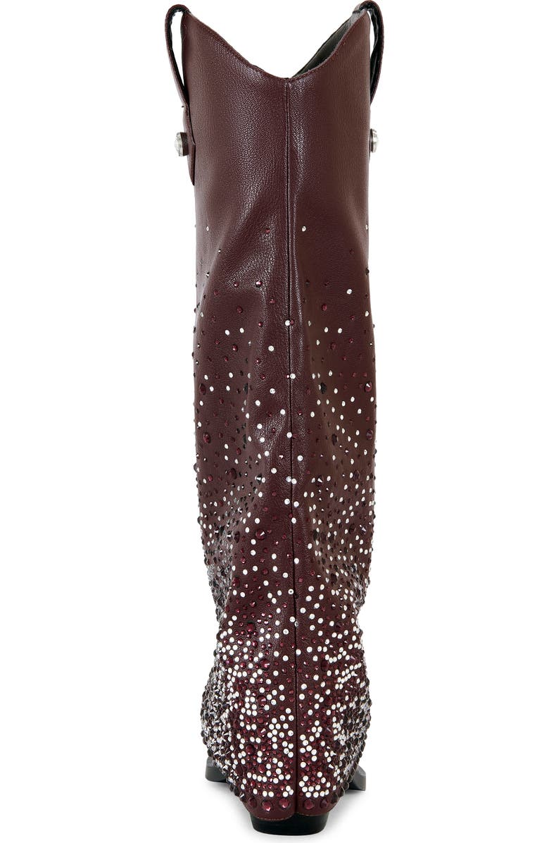 AZALEA WANG Beth Stud Western Boot, Alternate, color, Brown