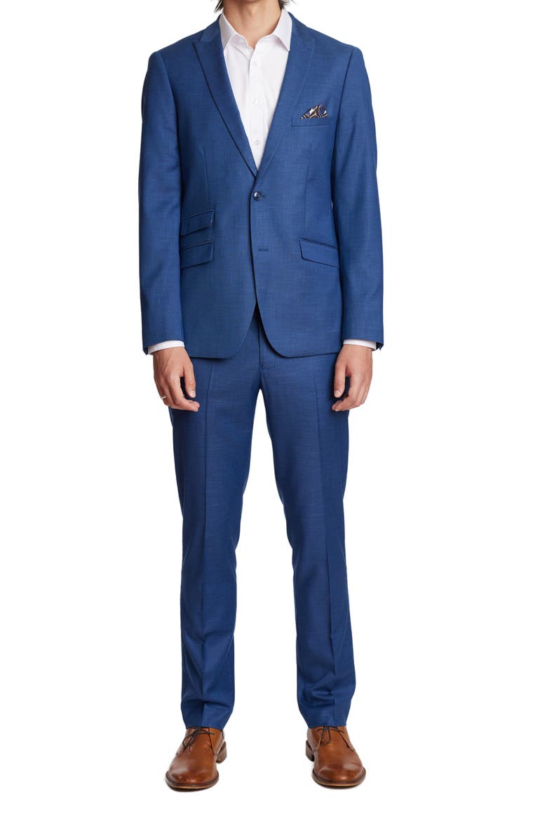 PAISLEY & GRAY Ashton Modern Fit Sport Coat, Alternate, color, Dark Blue Shark