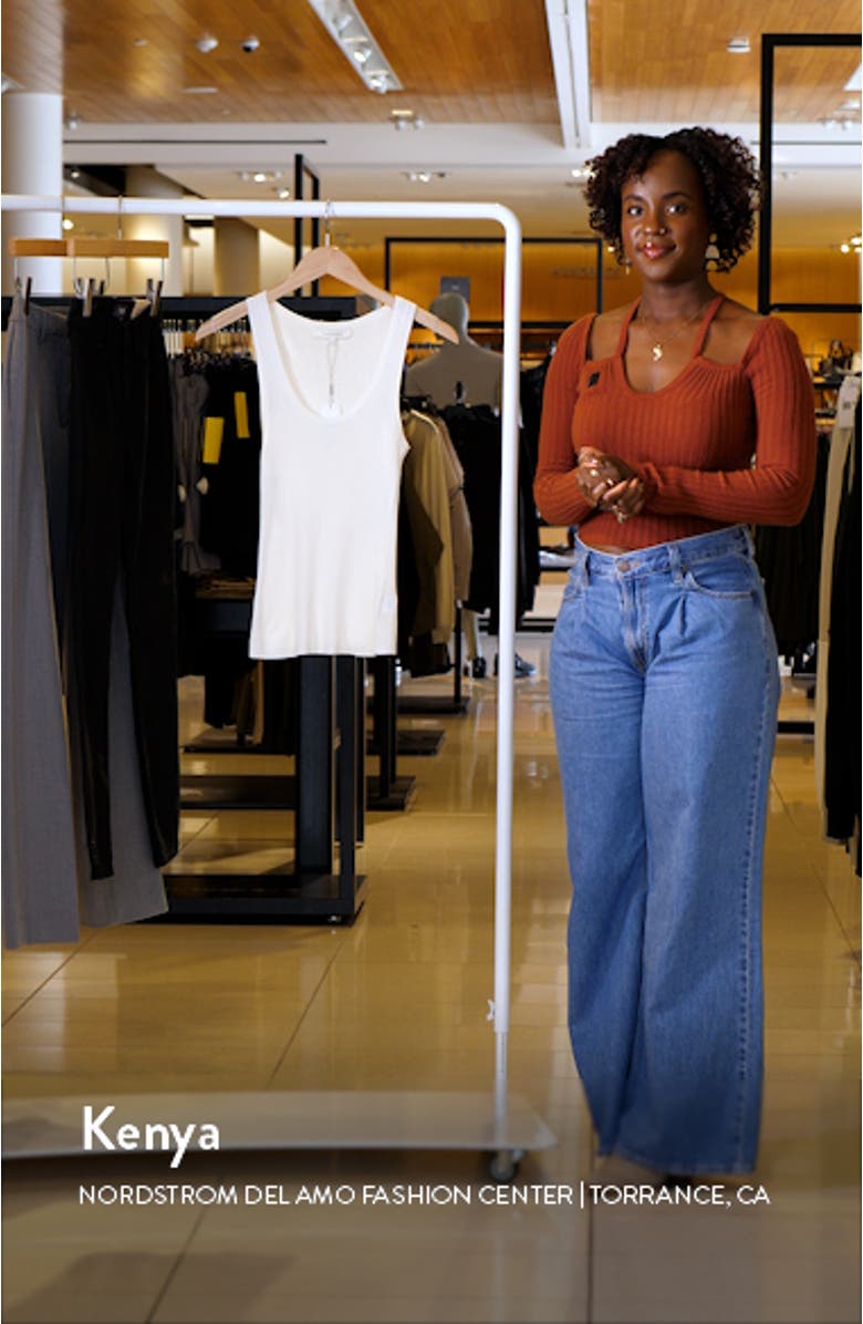 The Take It Easy Merino Wool Rib Tank, sales video thumbnail