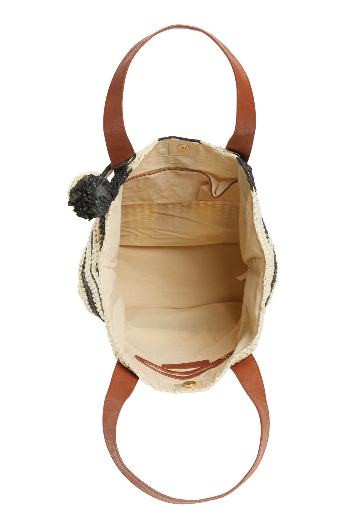 Sole Society 'Sherwood' Straw Beach Tote, Alternate, color, 