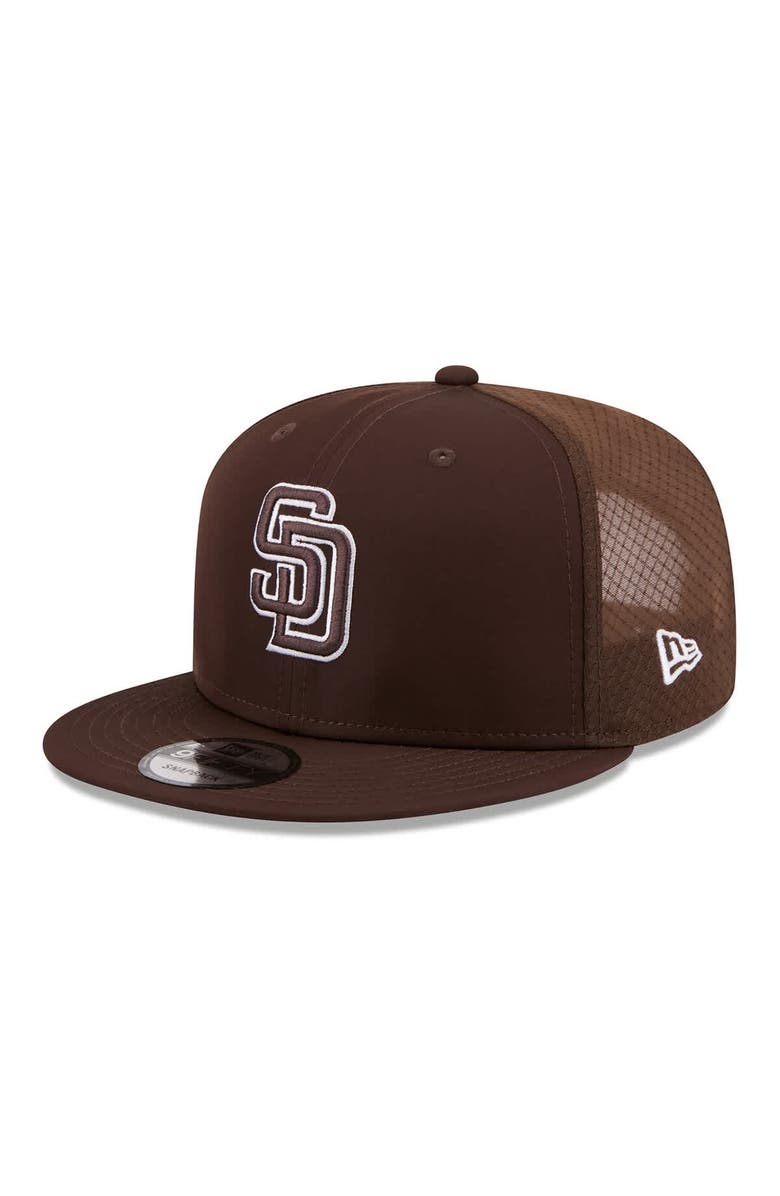 New Era Men's New Era Brown San Diego Padres 2026 Batting Practice 9FIFTY Snapback Hat, Main, color, Brown