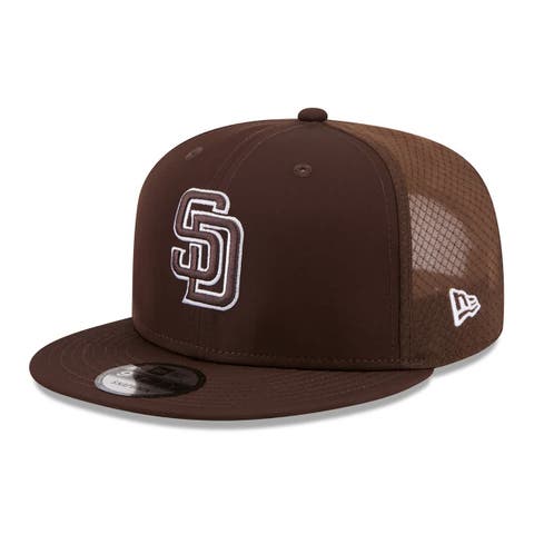 Men's New Era Brown San Diego Padres 2026 Batting Practice 9FIFTY Snapback Hat