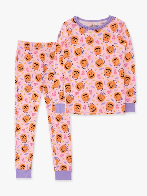 SoftSnooze Ruffle Long Sleeve Pajama Set