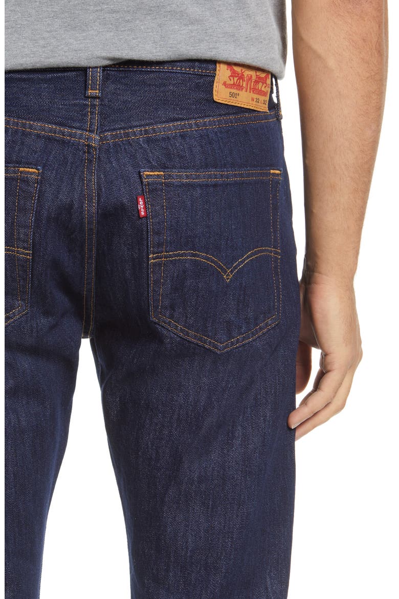 Levi's® 501® Original Straight Leg Jeans, Alternate, color, RINSE 37461