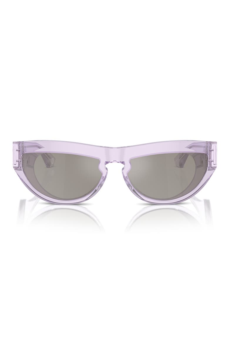 58mm Cat Eye Sunglasses, Main, color, VIOLET