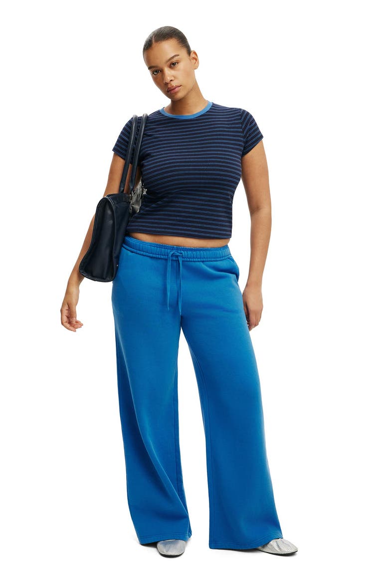 Women's Baggy Sweatpant, Alternate, color, Washed Cobalt