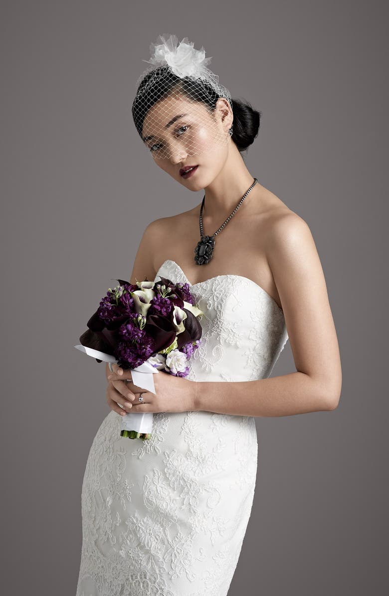 Nina 'Maize' Birdcage Veil, Main, color,