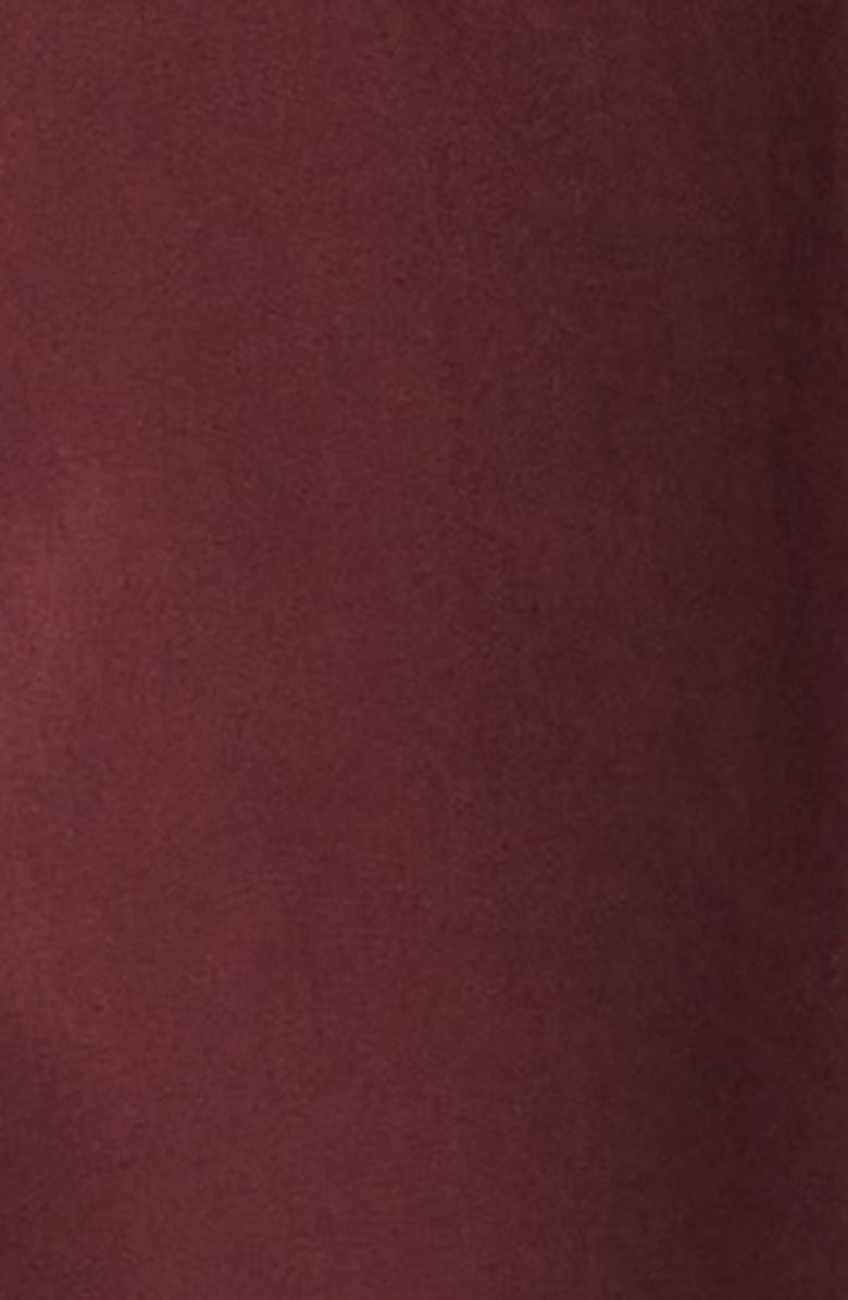 Dolce&Gabbana Double Pleat Crop Stretch Cotton Pants, Alternate, color, Dark Violet