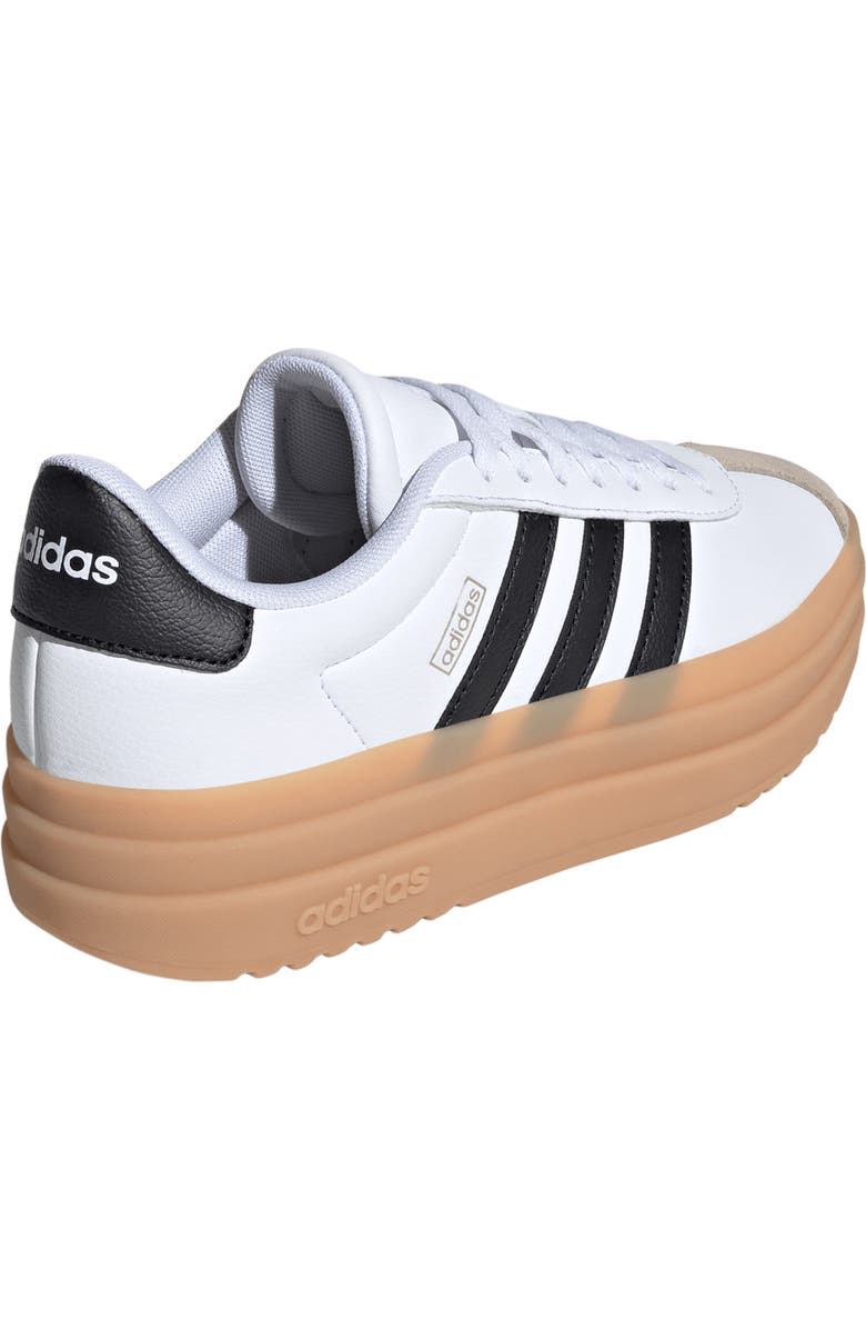 adidas Kids' VL Court Bold Lifestyle Sneaker, Alternate, color, Ftwwht/Cbl