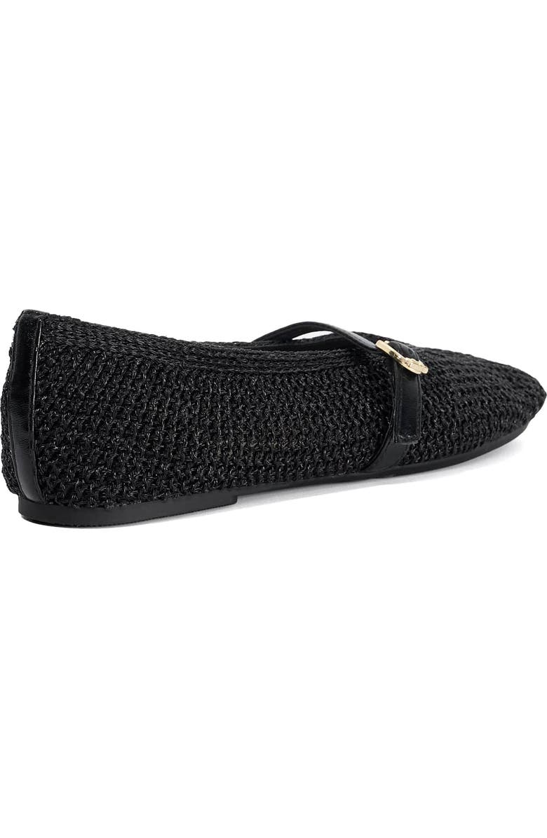 Dune London Halmada Mary Jane Flat, Alternate, color, Black
