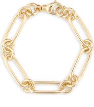Roberto Coin Oro Classic Paper Clip Chain Bracelet