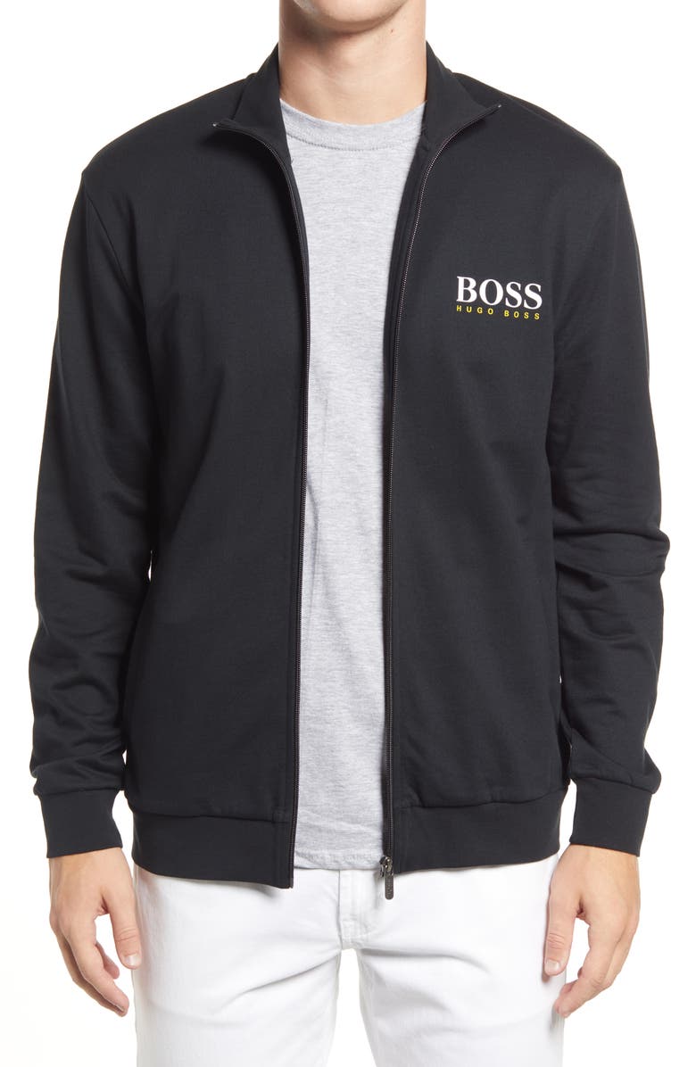 BOSS Essential Z Knit Jacket, Main, color, 