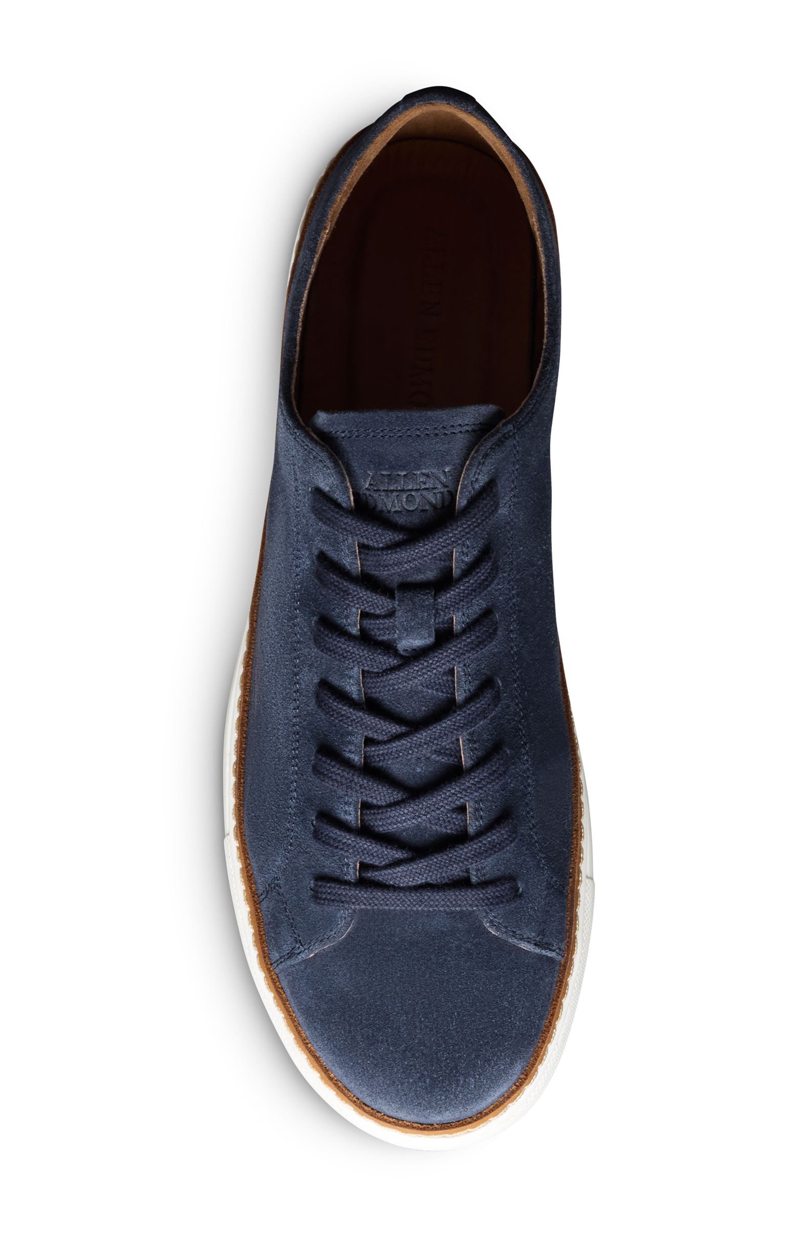 Allen Edmonds Percy Low Top Sneaker, Alternate, color, Navy