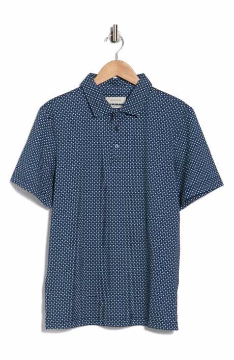 Bugatchi Palm Tree Stretch Cotton Knit Polo