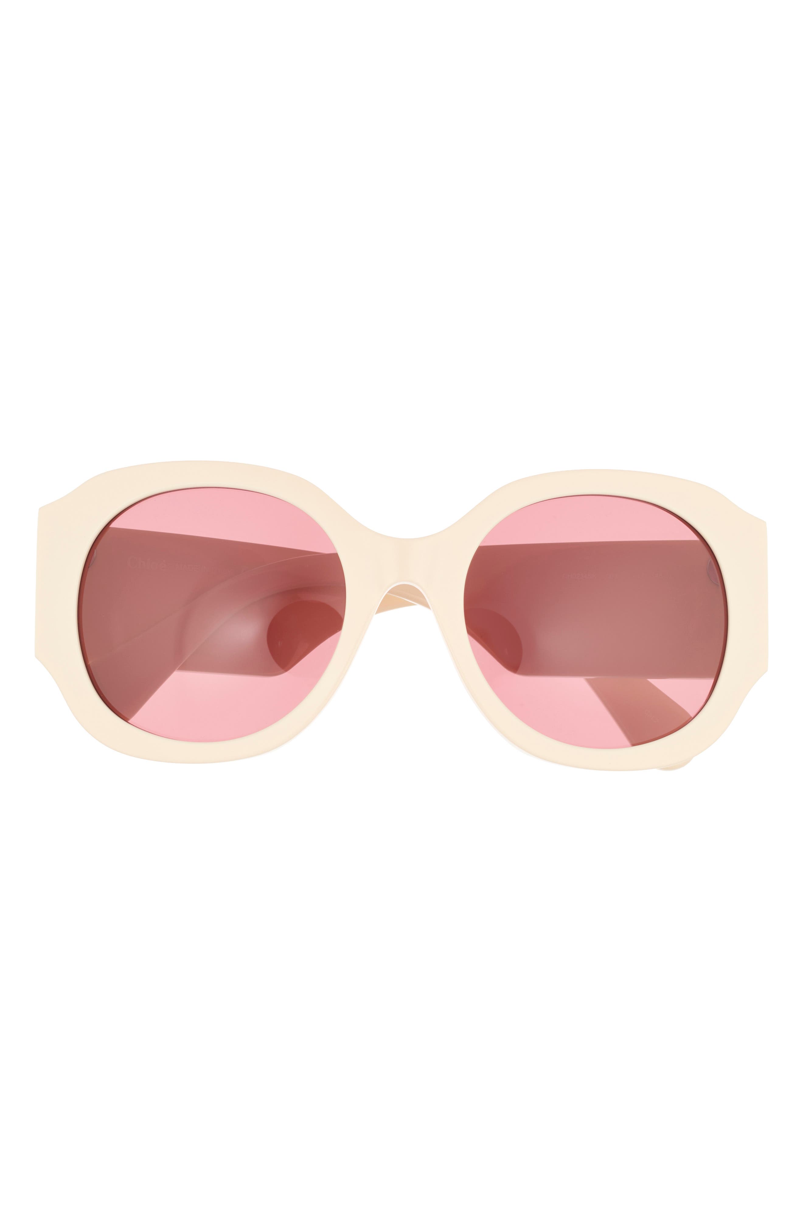 Chloé 55mm Round Sunglasses