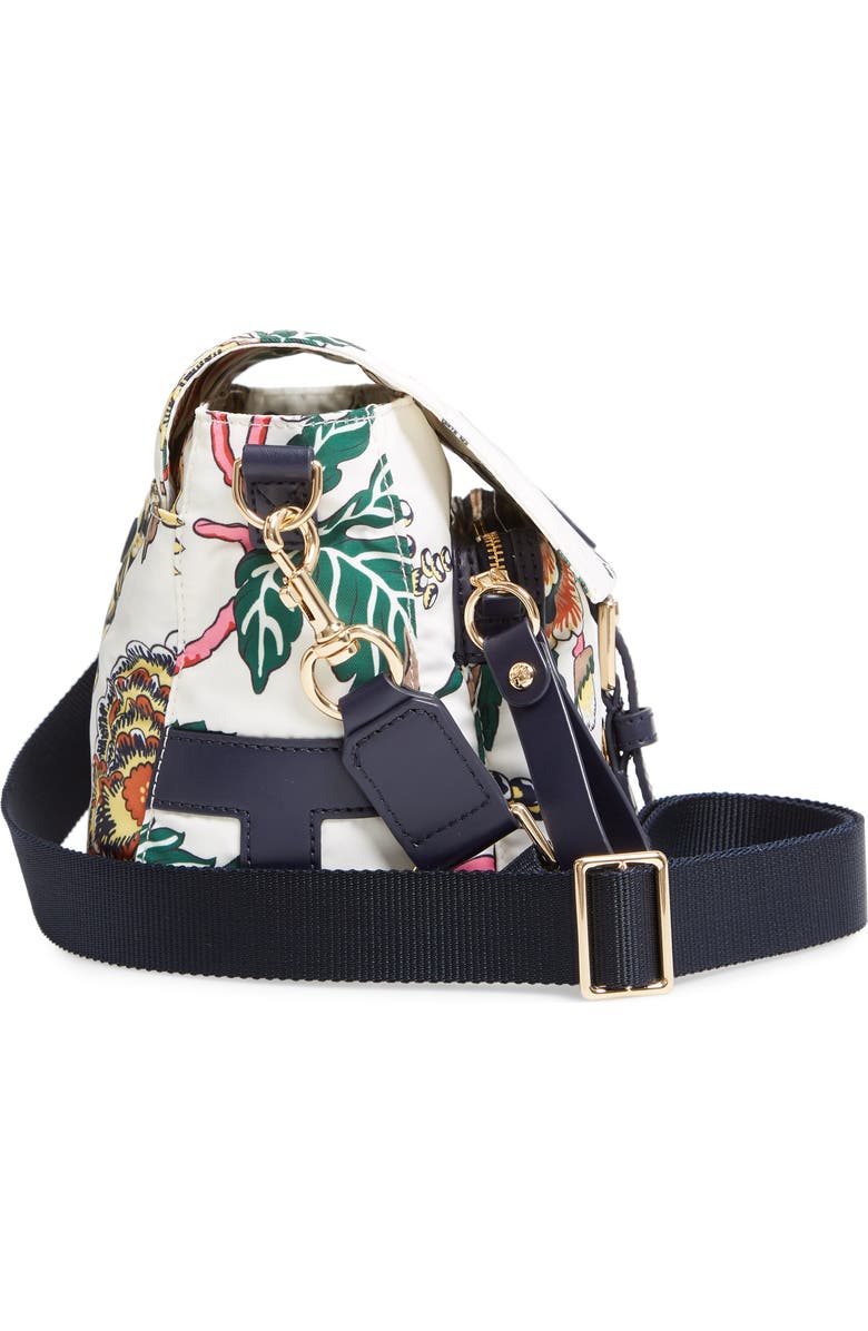 Tory Burch Tilda Printed Nylon Crossbody Bag, Alternate, color,