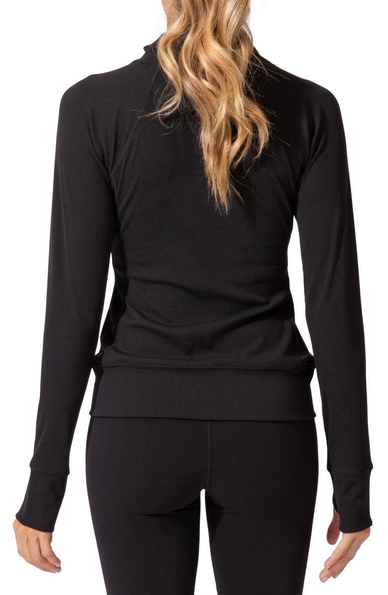 Threads 4 Thought Lori Ribbed Zip Jacket, Alternate, color, 