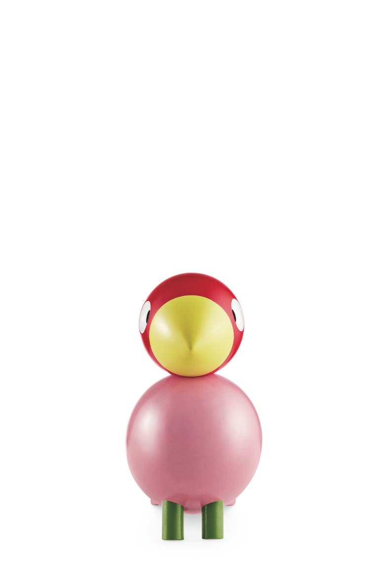 Kay Bojesen Songbird, Alternate, color, Rose/Red