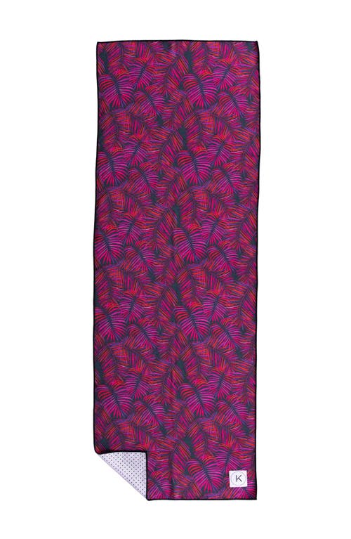 KALEIDOSCOPE Yoga Towels Blue Zebra Yoga Towel in Tropical Sunset  product