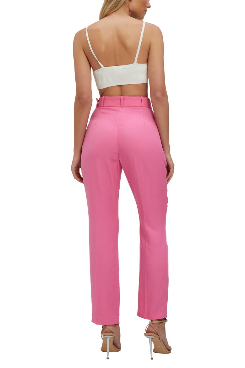 Therese Buckle Pants, Alternate, color, PINK POP
