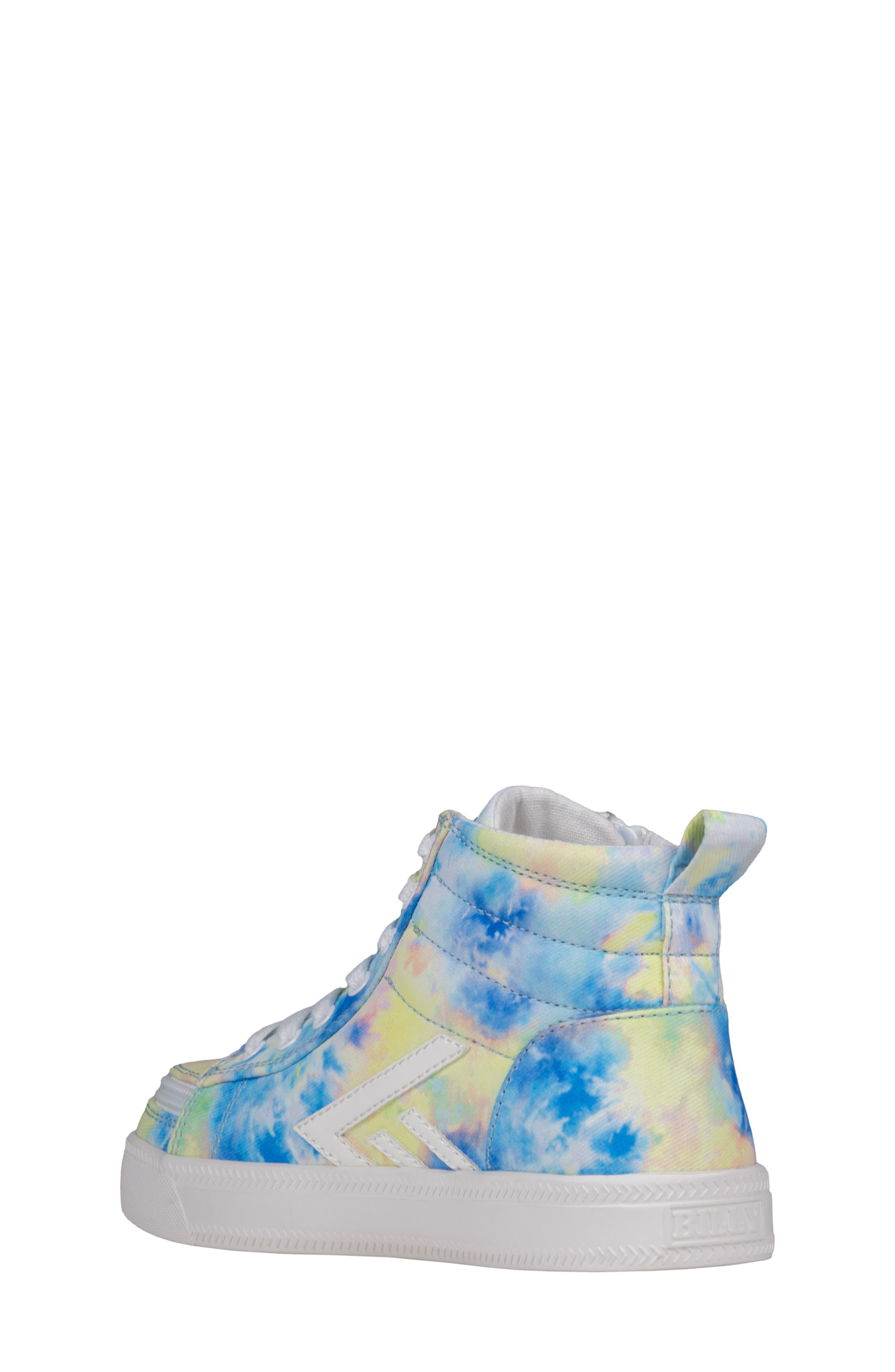 BILLY Footwear Kids' BILLY CS High Top Sneaker, Alternate, color, Blue Watercolor