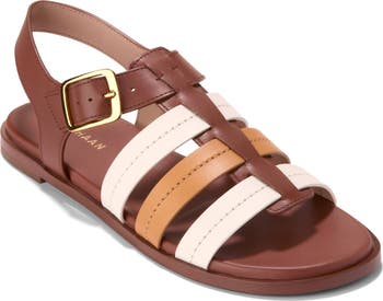 【限定セール】Cole Haan Flynn Fisherman サンダル Cole Haan Flynn Leather Fisherman Flat Sandals | Dillard's