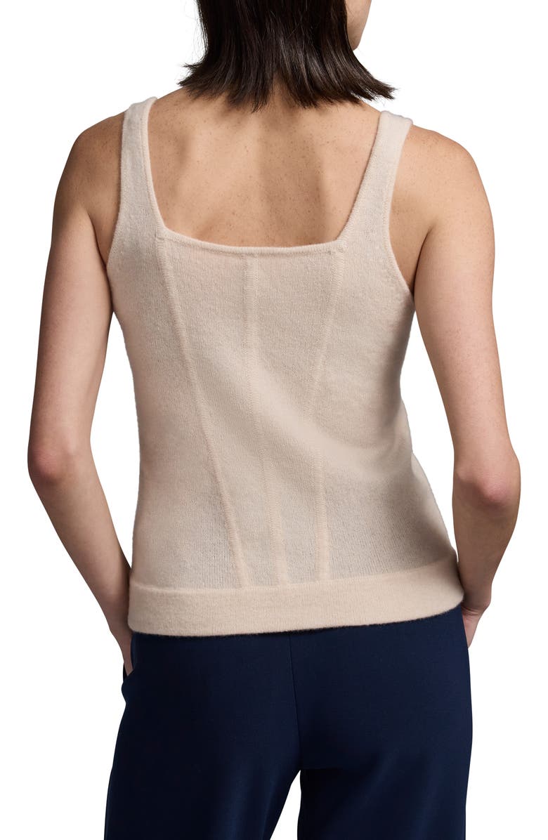 NIC+ZOE Luxe Cashmere Sweater Tank, Alternate, color, Oyster