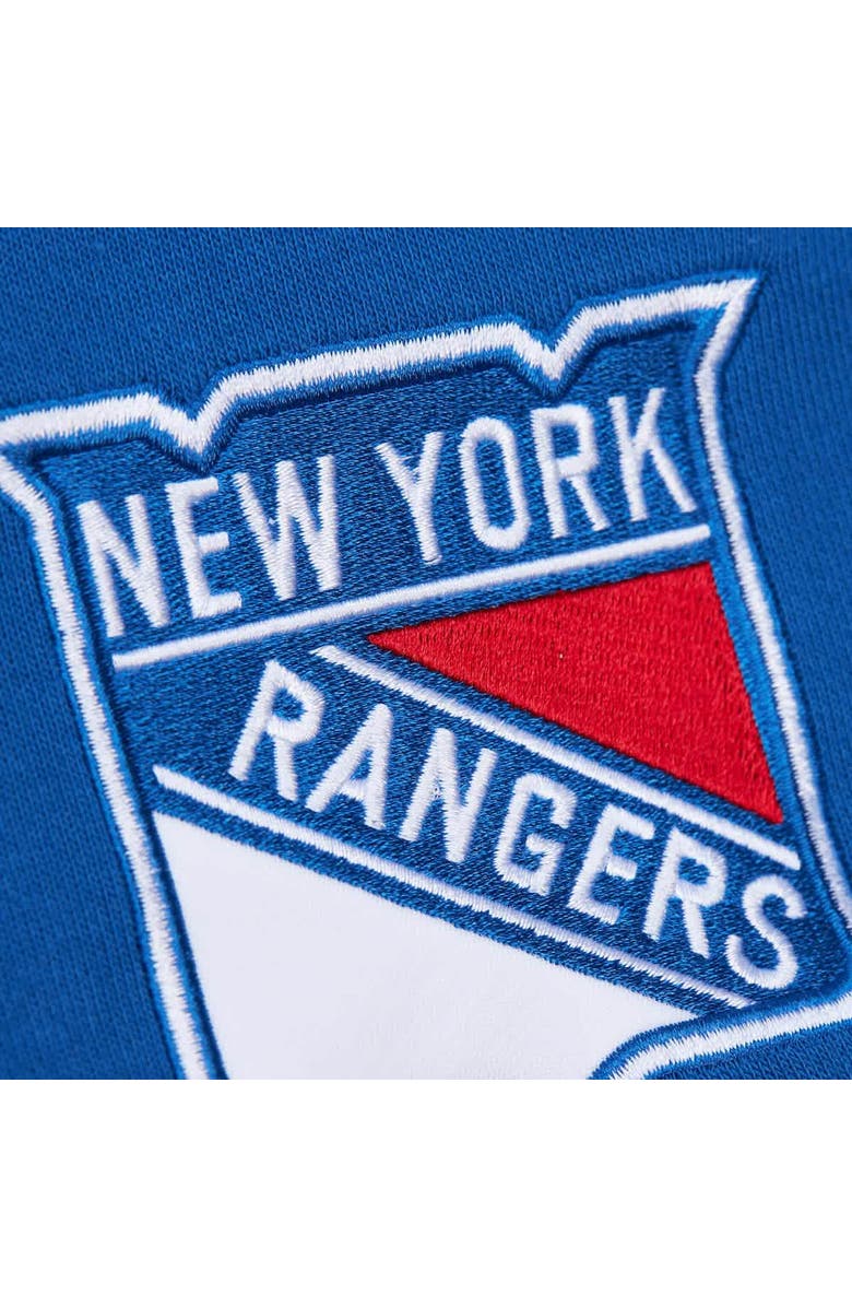Mitchell & Ness Men's Mitchell & Ness Blue New York Rangers Head Coach Slogan Pullover Hoodie, Alternate, color, Blue